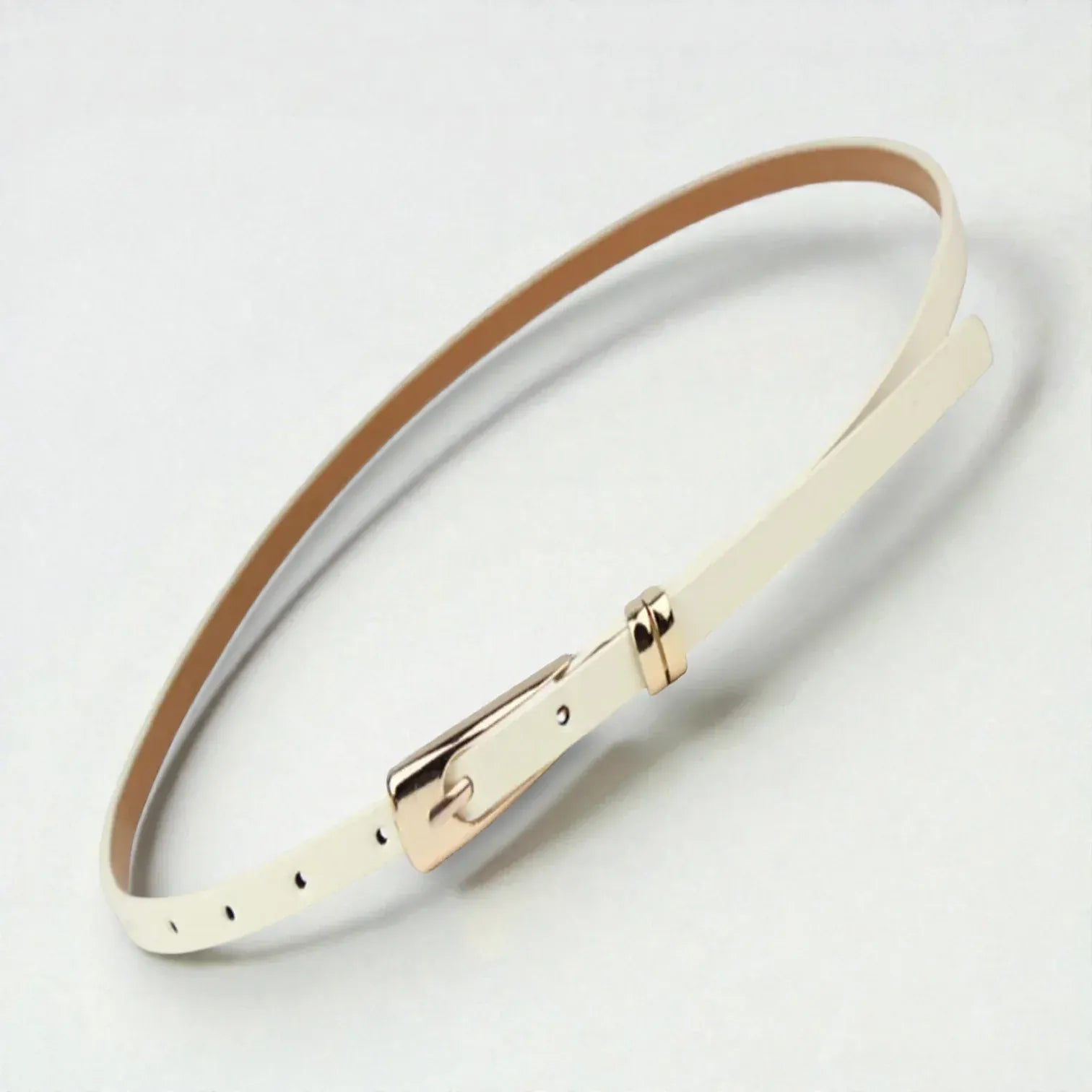 Maison de la Ceinture Blanc / 105cm Ceinture fine femme – Lioréa