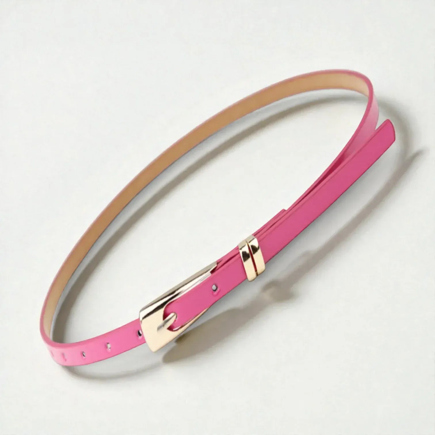 Maison de la Ceinture Rose fluo / 105cm Ceinture fine femme – Lioréa