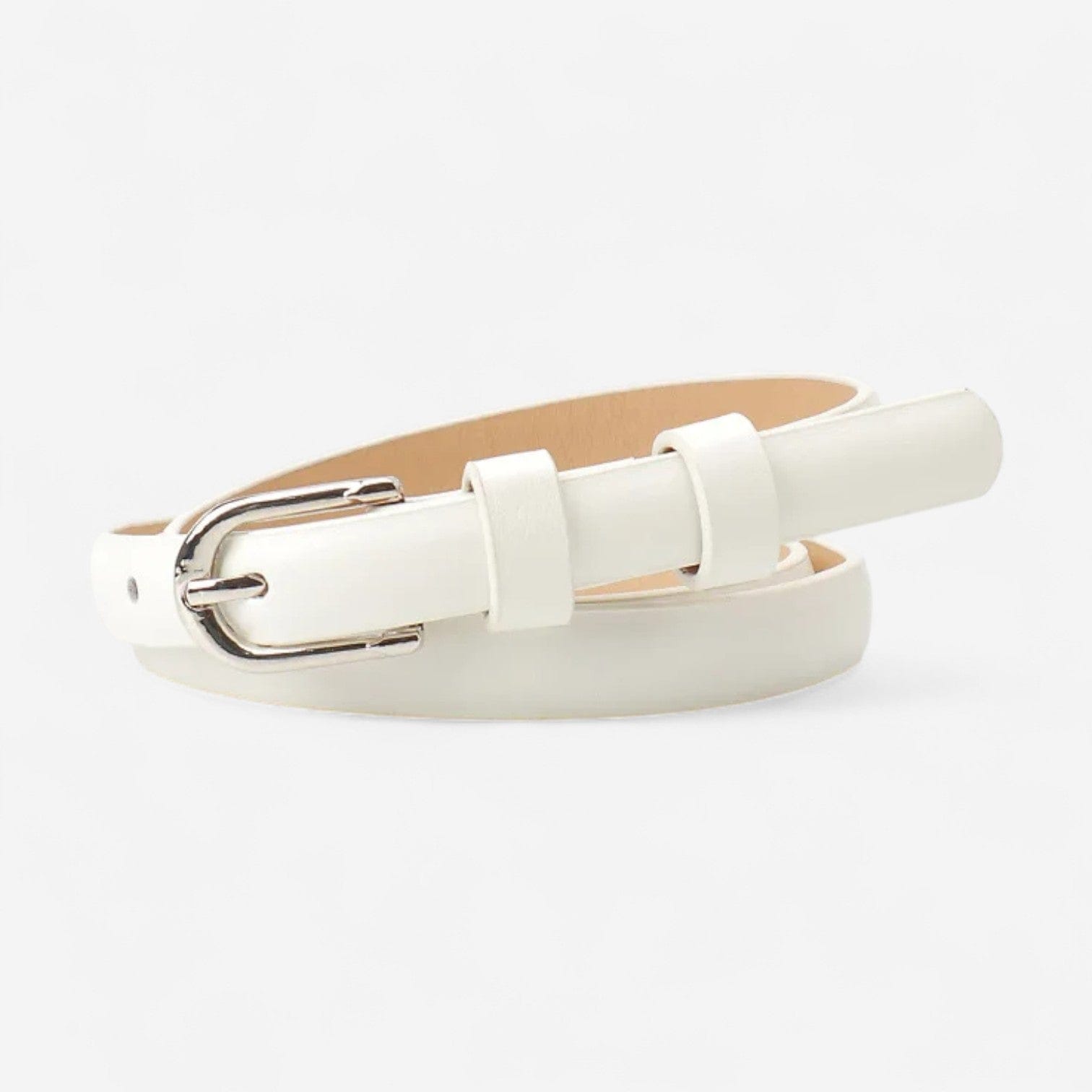 Maison de la Ceinture Blanc / 103cm Ceinture fine femme – Nayrel