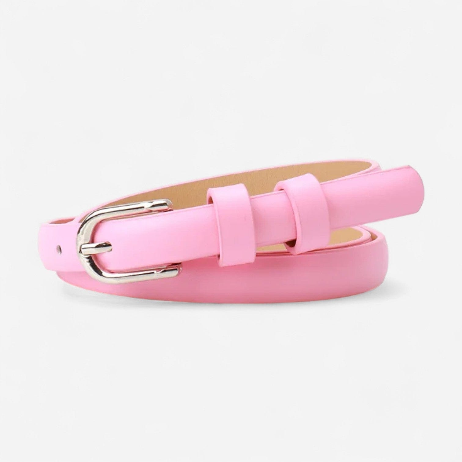 Maison de la Ceinture Rose clair / 103cm Ceinture fine femme – Nayrel
