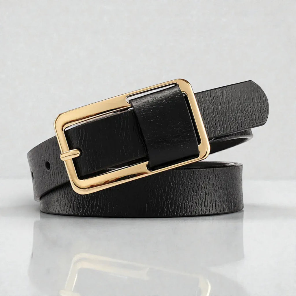 Maison de la Ceinture Noir / 90cm Ceinture fine femme - Solena