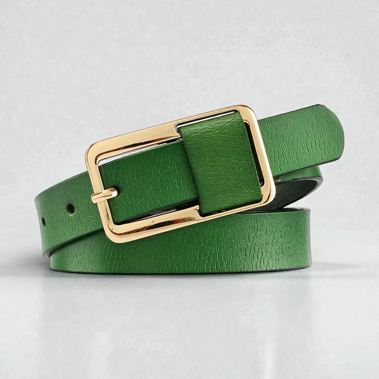 Maison de la Ceinture Vert / 90cm Ceinture fine femme - Solena