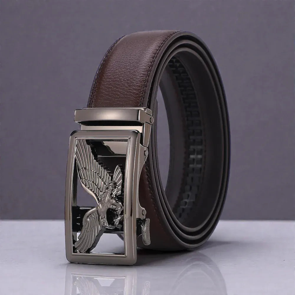 Maison de la Ceinture Café / Sombre / 130cm Ceinture formelle homme – Aquilon