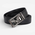 Ceinture automatique homme cuir noir style moderne - Aquilon
