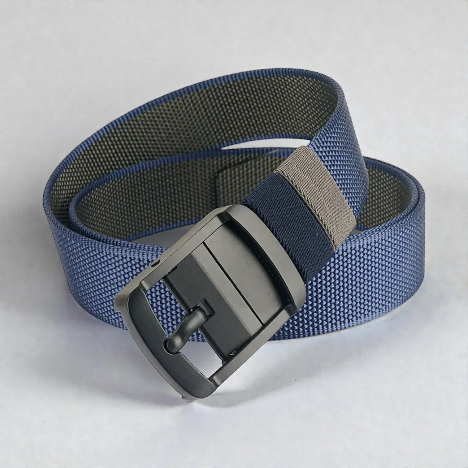 Maison de la Ceinture Bleu / Noir / 120cm Ceinture homme réversible - Zoryan