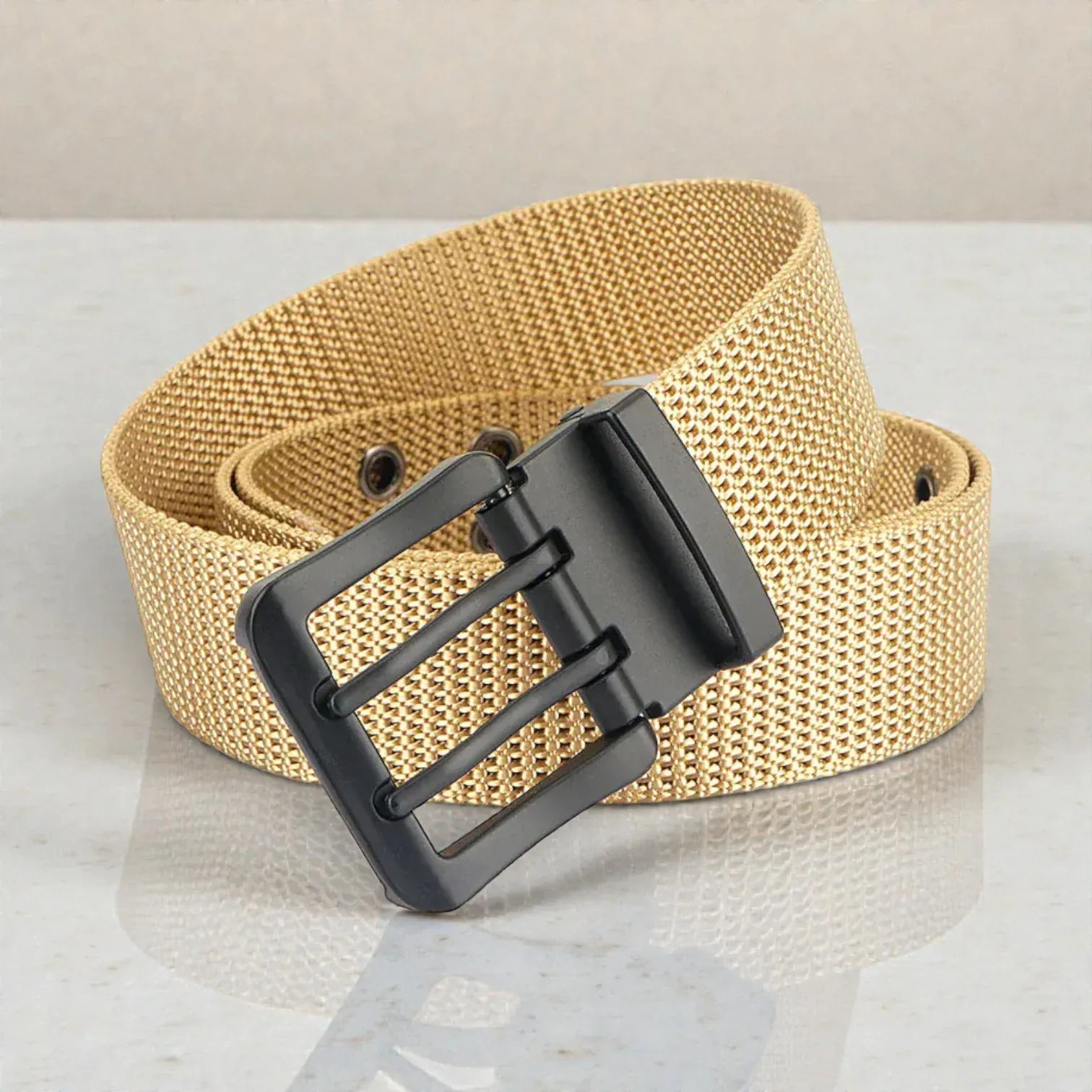 Maison de la Ceinture Beige / 105cm Ceinture homme toile – Antes