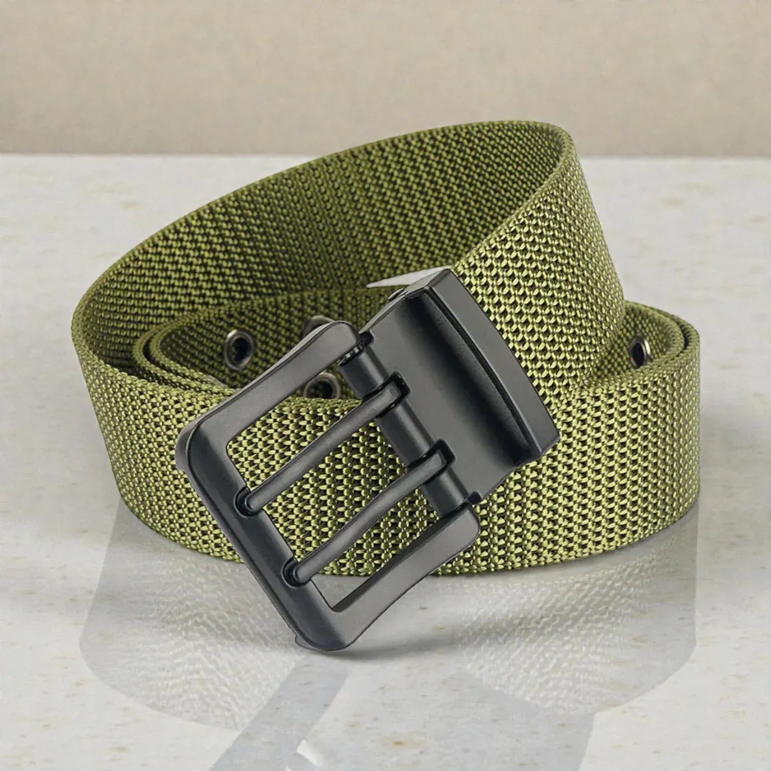 Maison de la Ceinture Vert / 105cm Ceinture homme toile – Antes