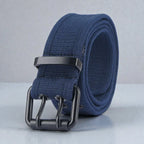 Maison de la Ceinture Bleu marine / 110cm Ceinture homme toile - Bravik