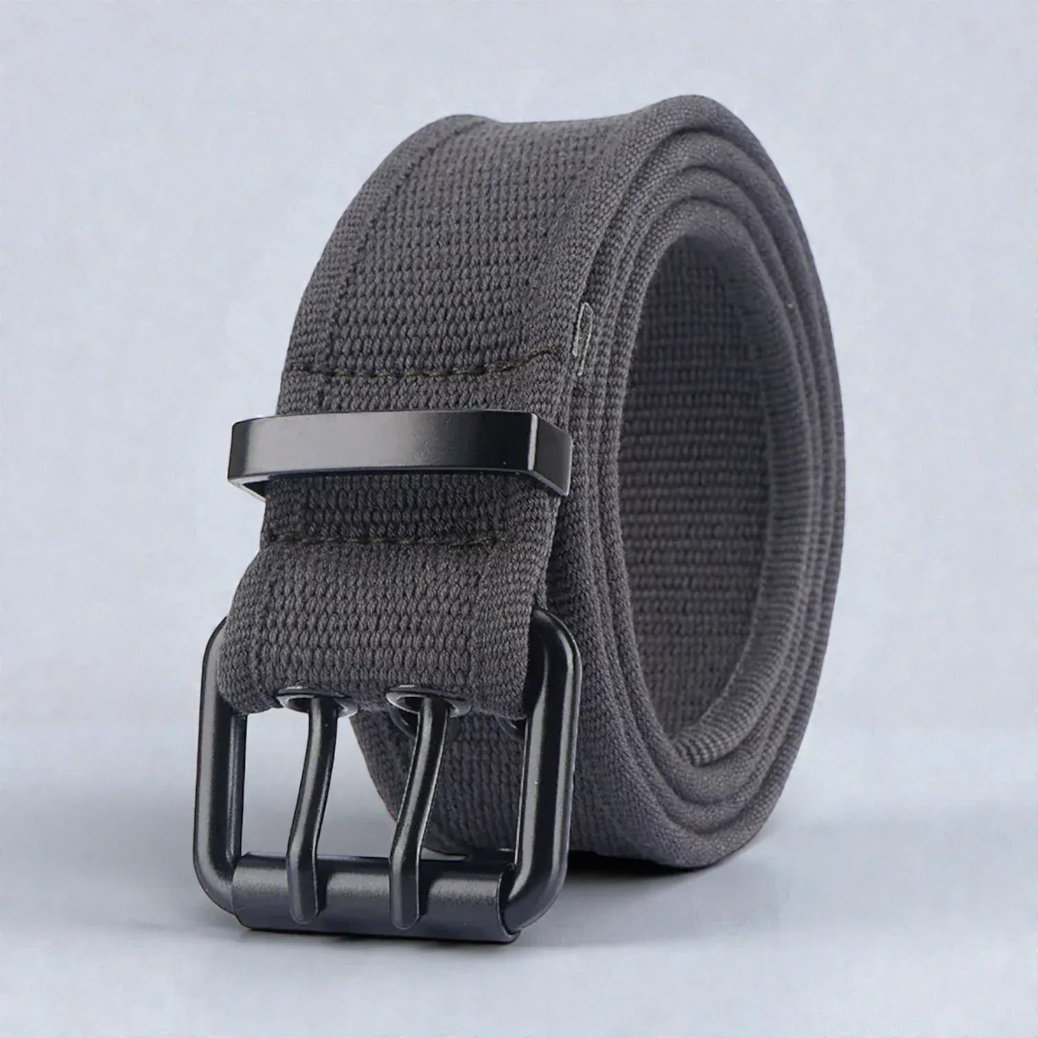 Maison de la Ceinture Gris / 110cm Ceinture homme toile - Bravik