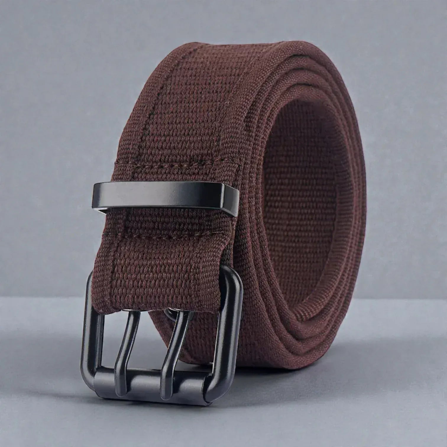 Maison de la Ceinture Marron / 110cm Ceinture homme toile - Bravik