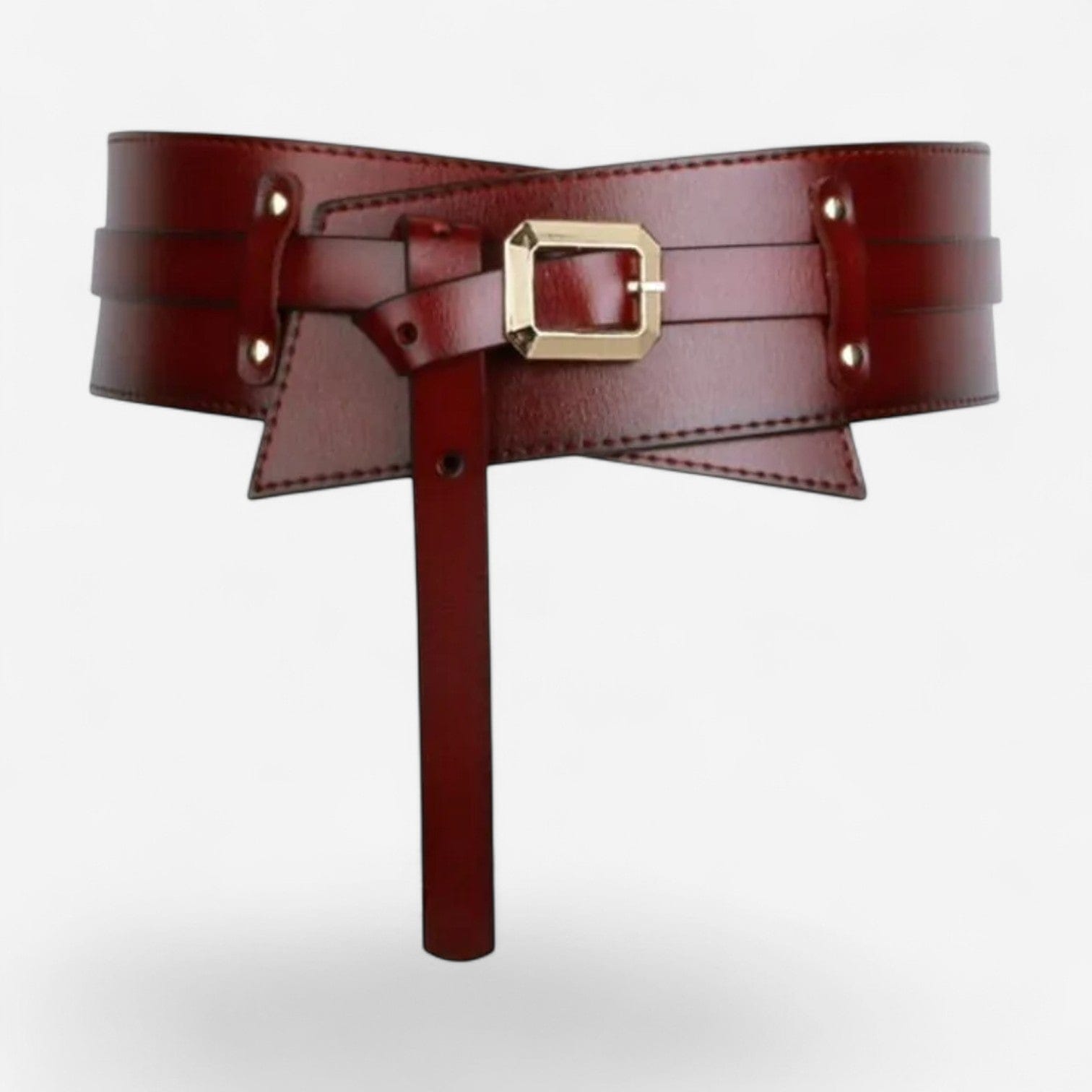 Maison de la Ceinture Bordeaux / 80cm Ceinture large femme – Melyra