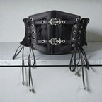 Maison de la Ceinture Noir / Taille unique Ceinture large femme - Noctelya