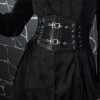 Maison de la Ceinture Noir / Taille unique Ceinture large femme - Noctelya