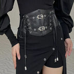 Maison de la Ceinture Noir / Taille unique Ceinture large femme - Noctelya