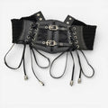 Maison de la Ceinture Noir / Taille unique Ceinture large femme - Noctelya