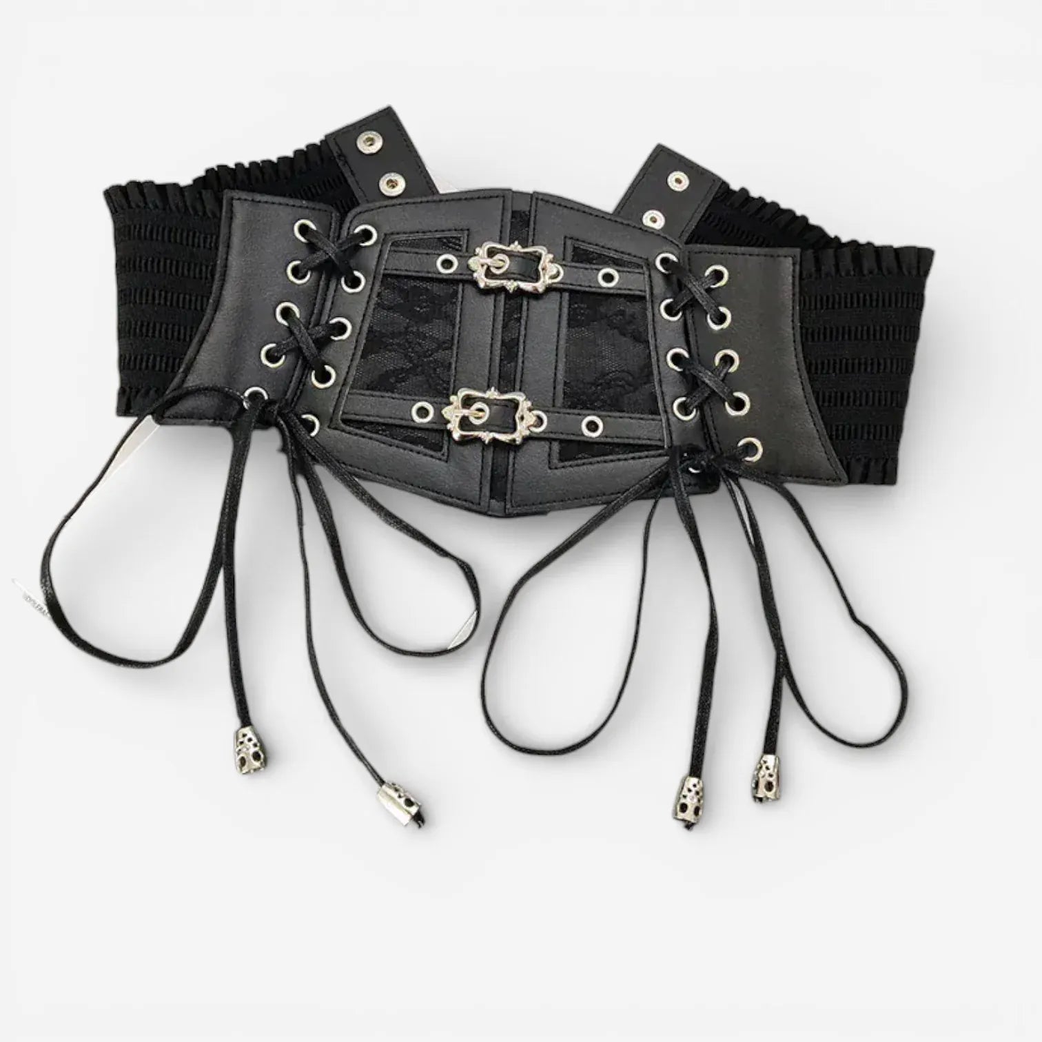 Maison de la Ceinture Noir / Taille unique Ceinture large femme - Noctelya