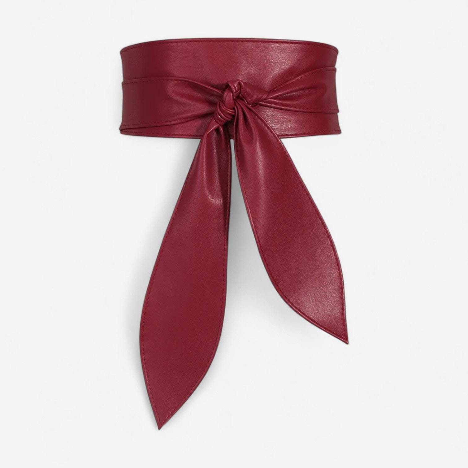 Maison de la Ceinture Rouge bordeaux / 85-110cm Ceinture large femme – Sienna