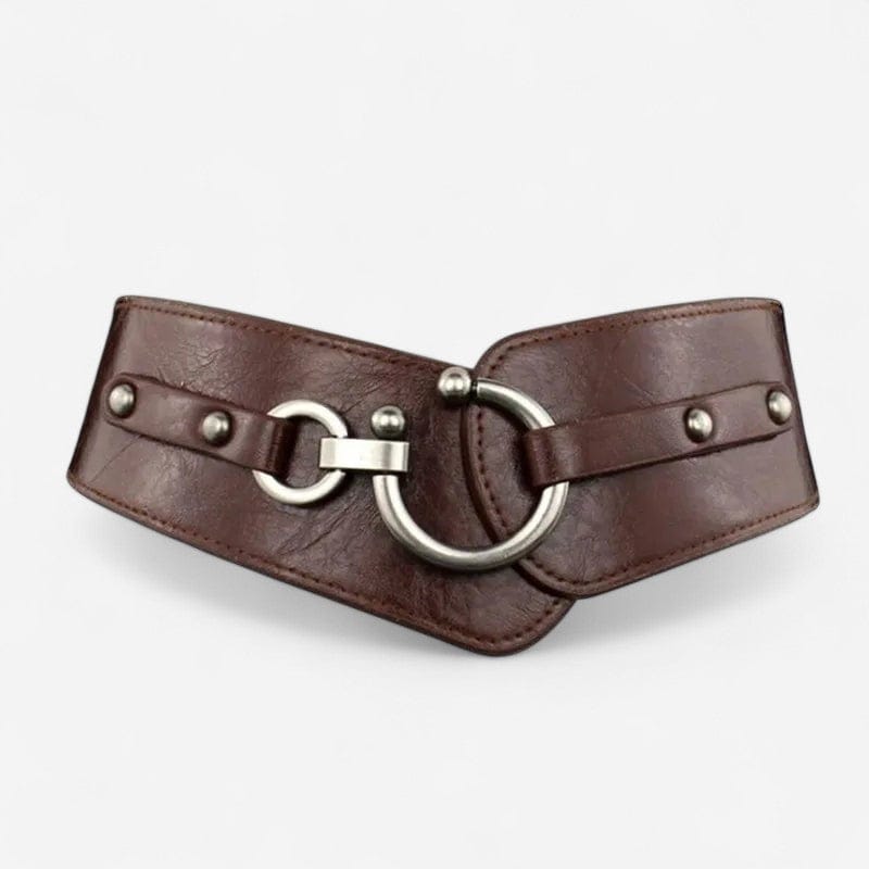 Maison de la Ceinture Café / 77cm Ceinture large femme – Velyra