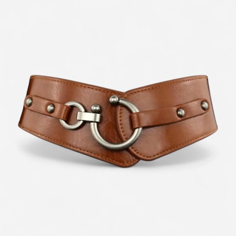 Maison de la Ceinture Cognac / 77cm Ceinture large femme – Velyra