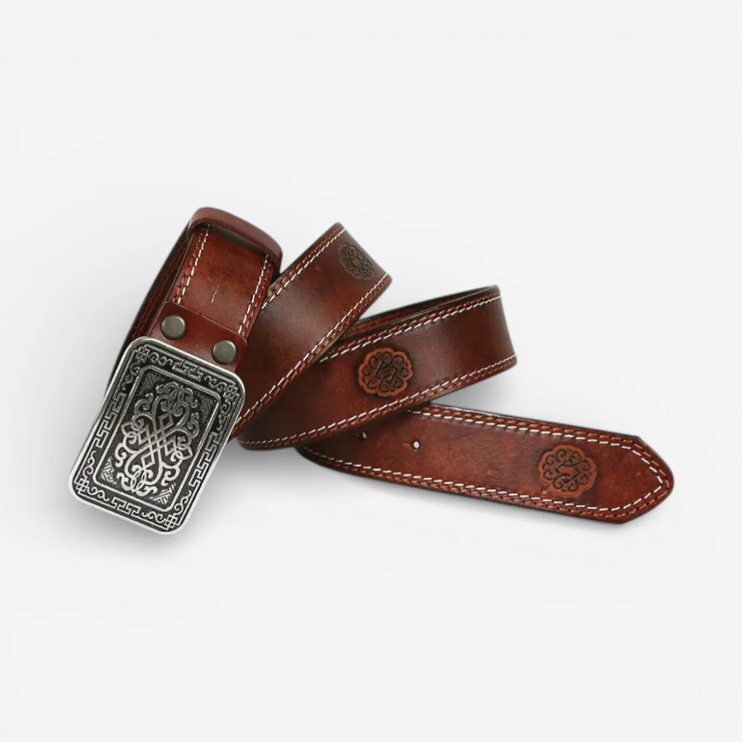 Maison de la Ceinture Marron / 105cm Ceinture luxe homme - Virellan