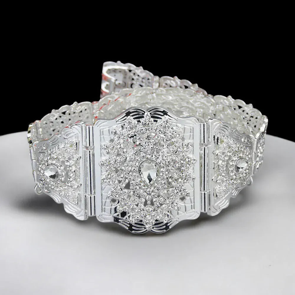 Maison de la Ceinture Argent / Taille unique Ceinture marocaine femme – Azurya