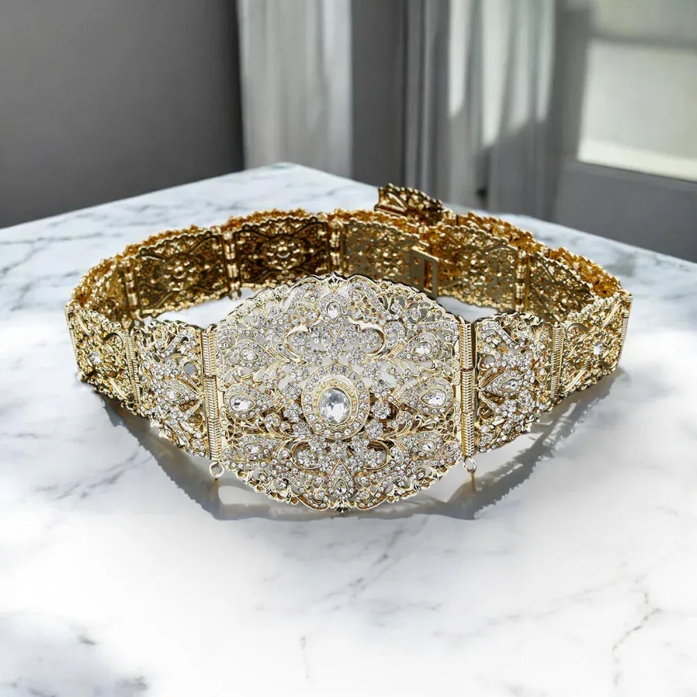 Maison de la Ceinture Or / Taille unique Ceinture marocaine femme – Zahrae