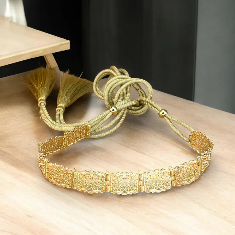 Maison de la Ceinture Or / Taille unique Ceinture marocaine femme – Zahrya