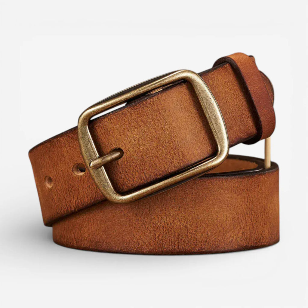 Maison de la Ceinture Cognac / 105cm Ceinture marron homme – Raviello