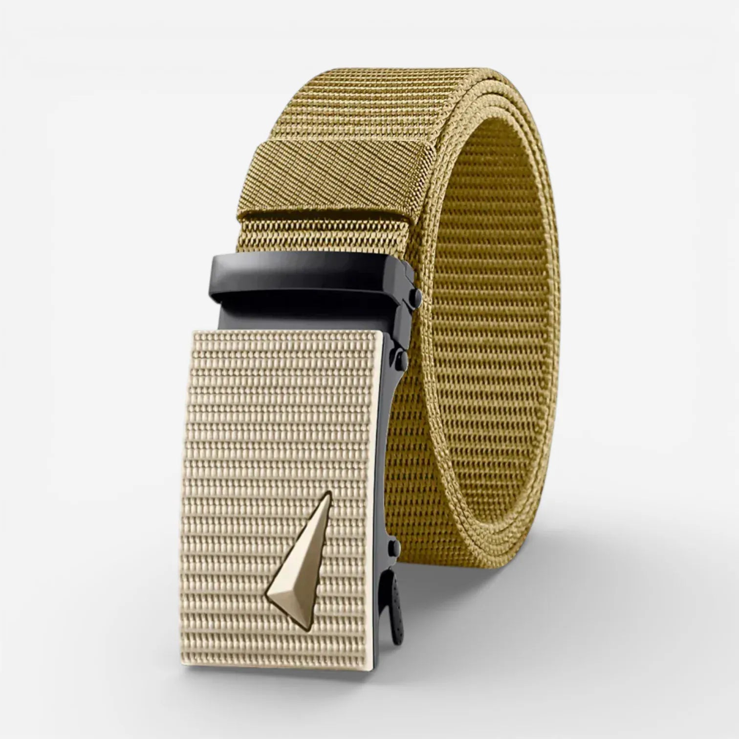 Maison de la Ceinture Beige / Apex / 125cm Ceinture nylon automatique homme – Rivak