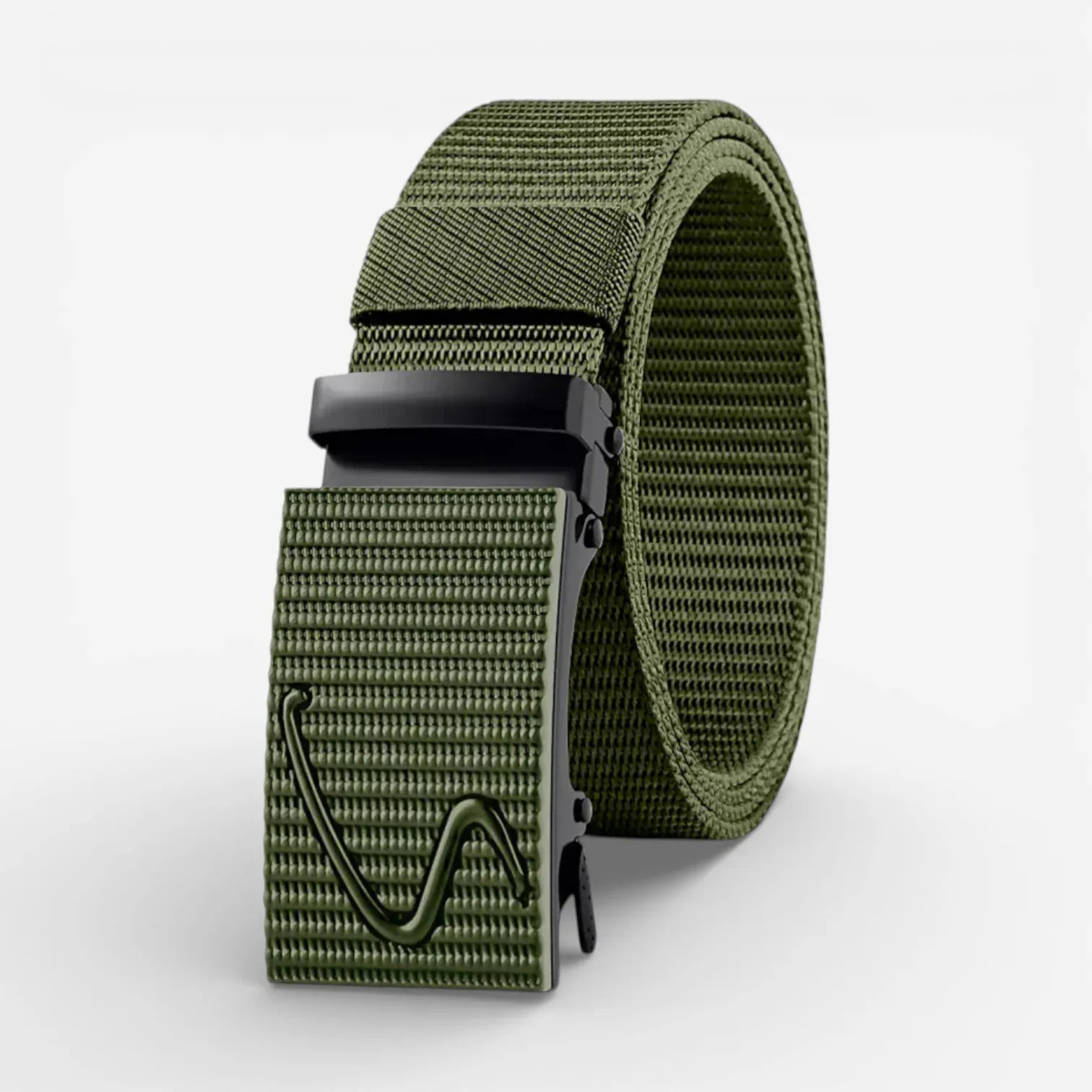 Maison de la Ceinture Vert / Pulse / 125cm Ceinture nylon automatique homme – Rivak