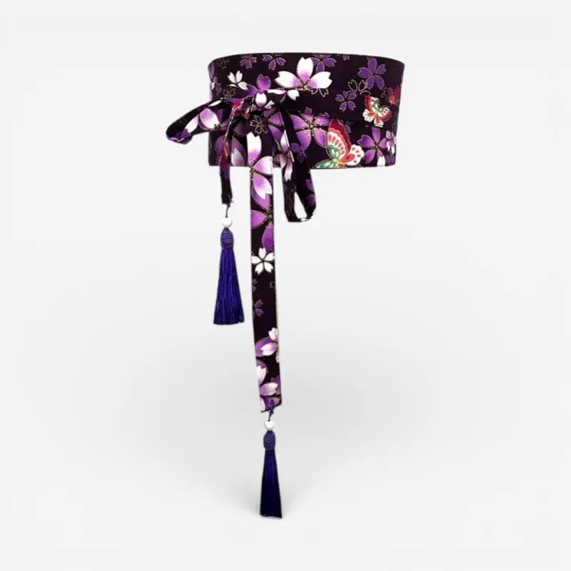 Maison de la Ceinture 11 / L: 10cm Ceinture obi japonaise femme – Namiko