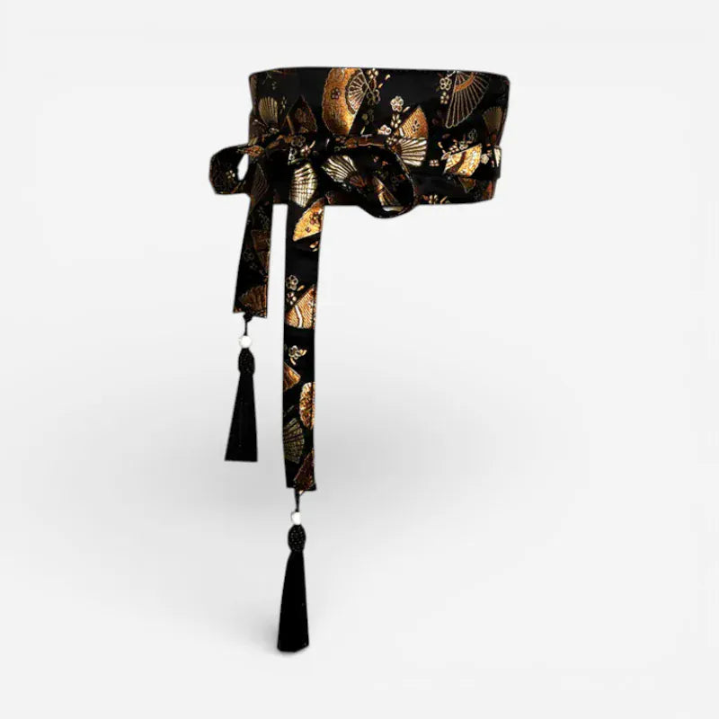 Maison de la Ceinture 3 / L: 10cm Ceinture obi japonaise femme – Namiko