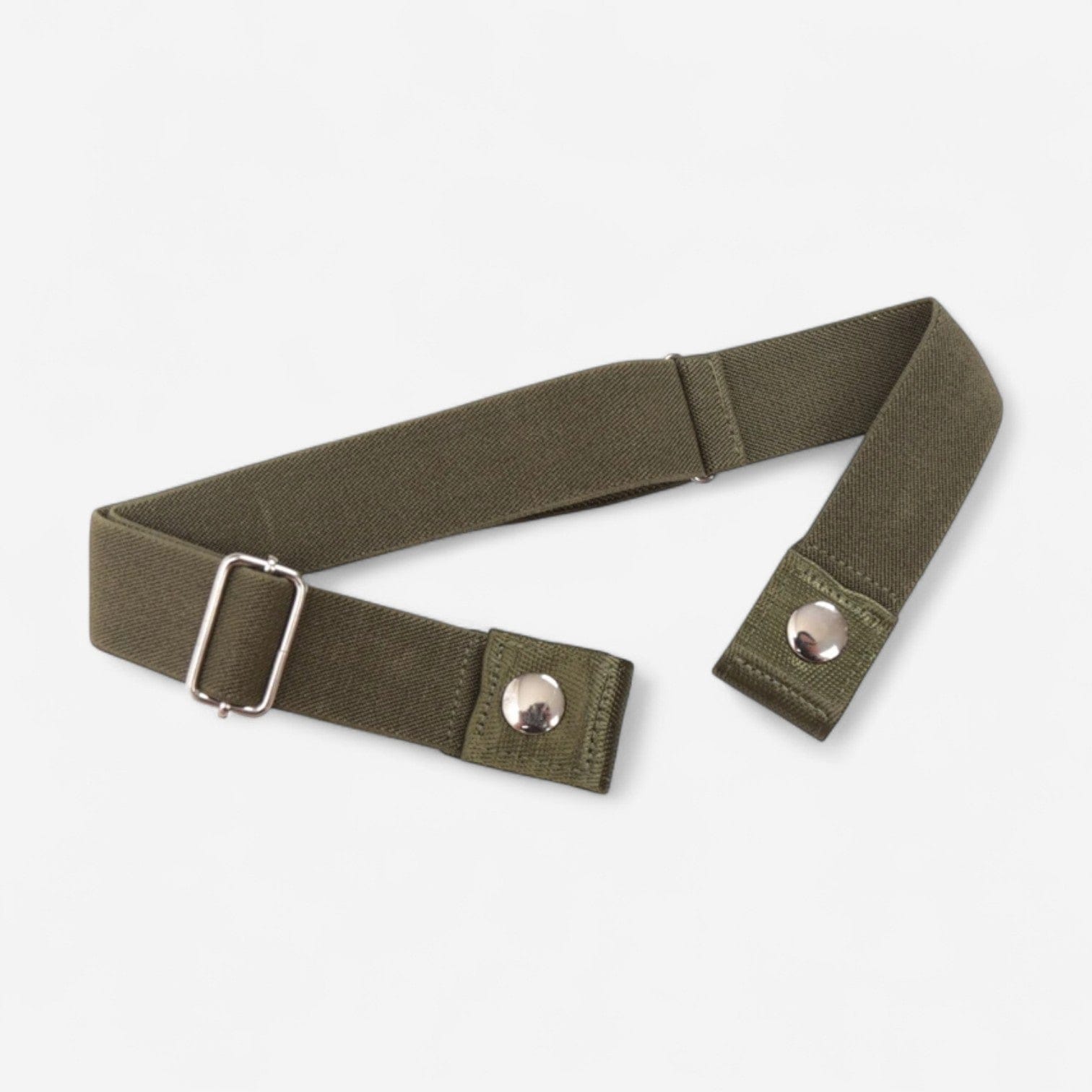 Maison de la Ceinture Kaki / 60-100cm Ceinture sans boucle – Korlen