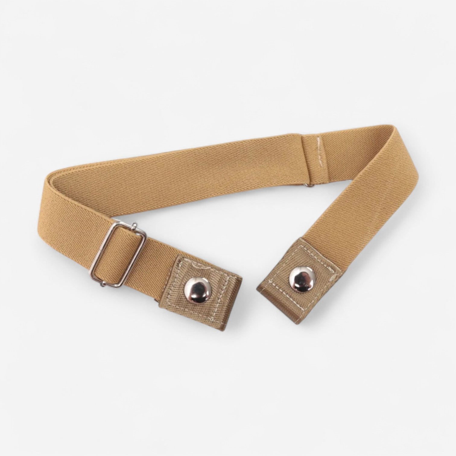 Maison de la Ceinture Marron Clair / 60-100cm Ceinture sans boucle – Korlen