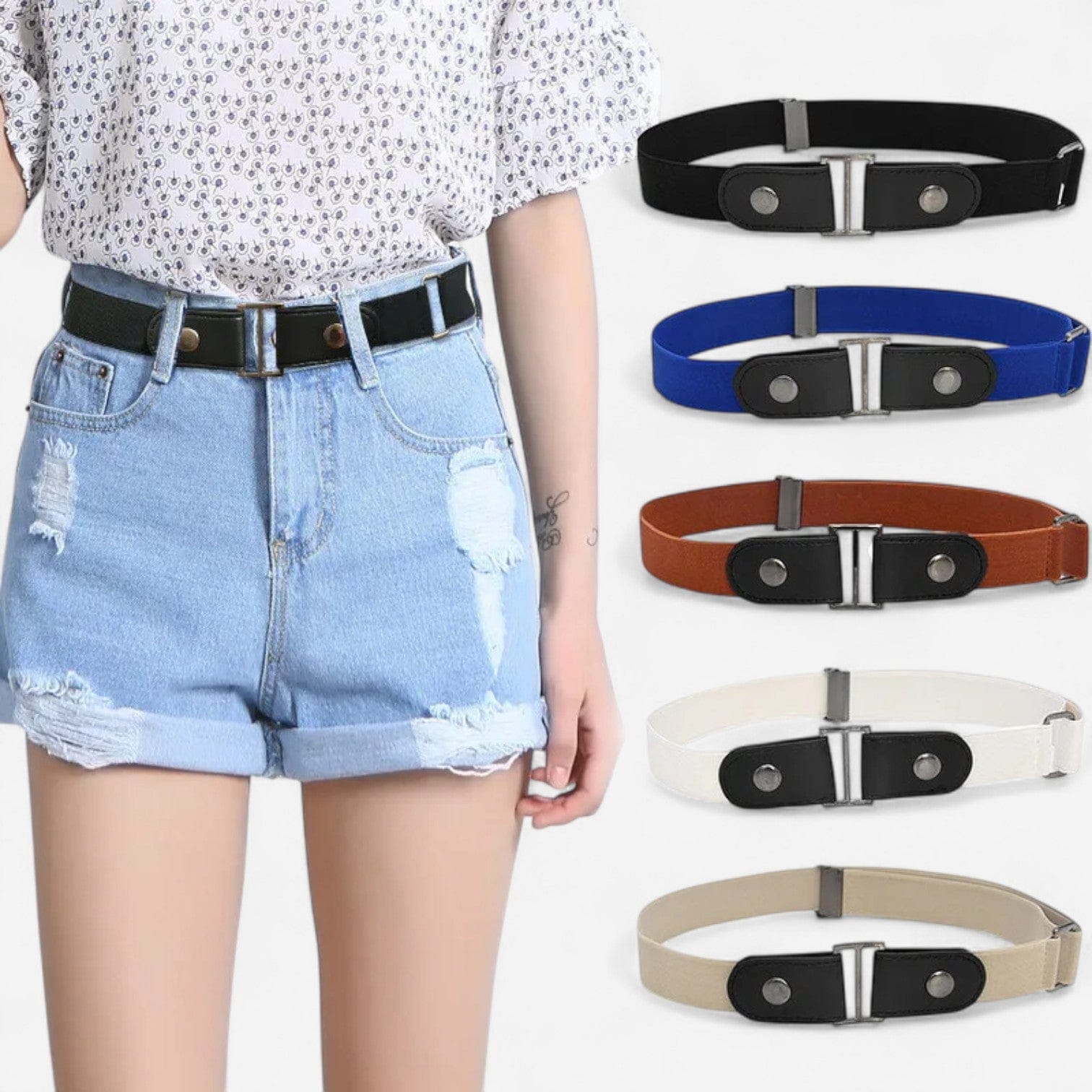 Maison de la Ceinture Ceinture sans boucle - Selya