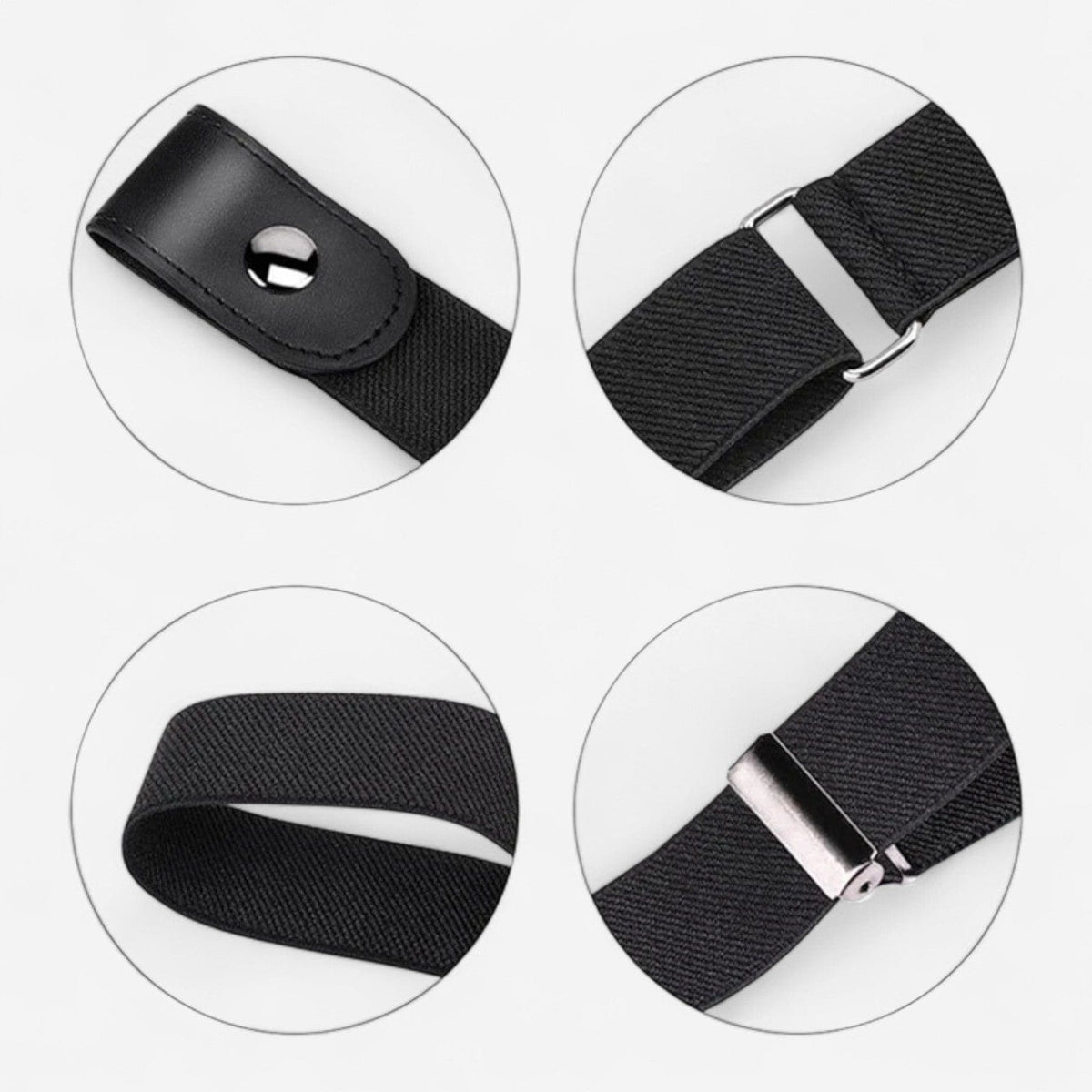 Ceinture Élastique Sans Boucle Pour Homme – Invisible, Extensible Et Réglable – Parfaite Pour Jeans, Confort Absolu Toute La Journée