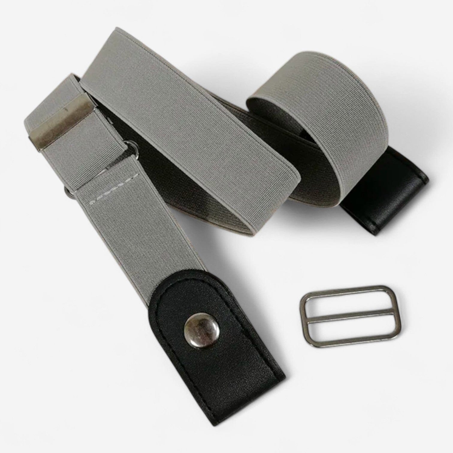 Maison de la Ceinture Gris / 85-120cm Ceinture sans boucle - Selya