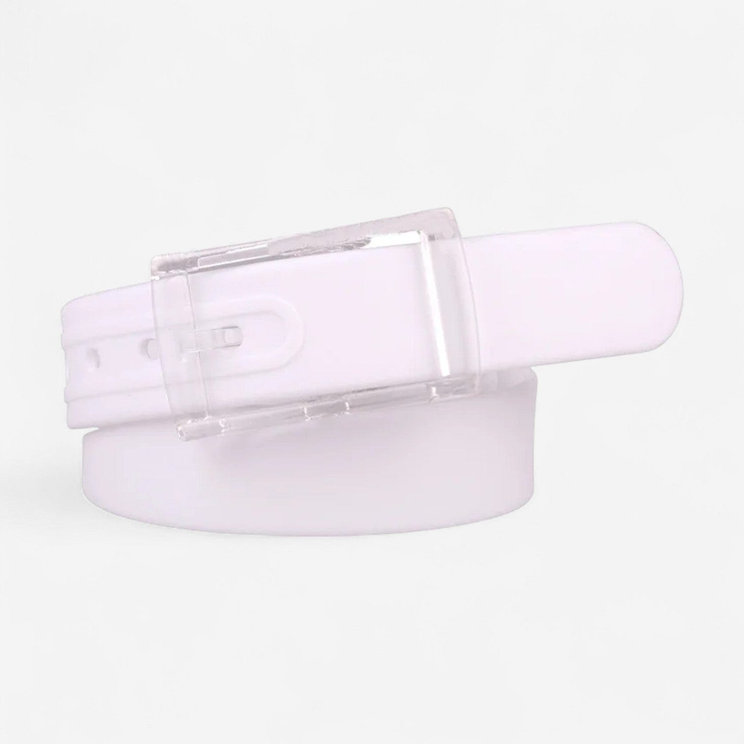 Maison de la Ceinture Blanc / 116.5cm Ceinture Silicone - FluoFlex