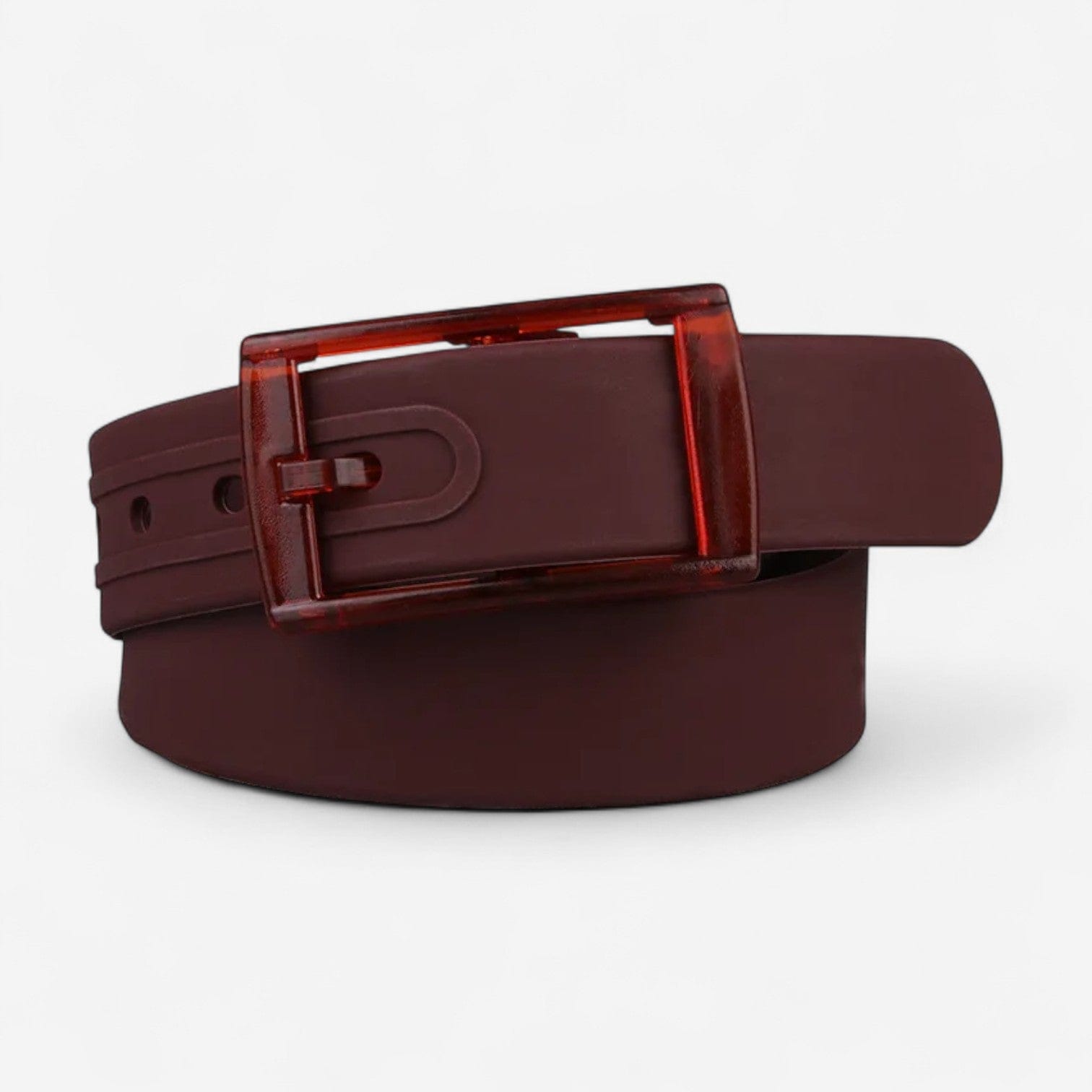 Maison de la Ceinture Marron / 116.5cm Ceinture Silicone - FluoFlex