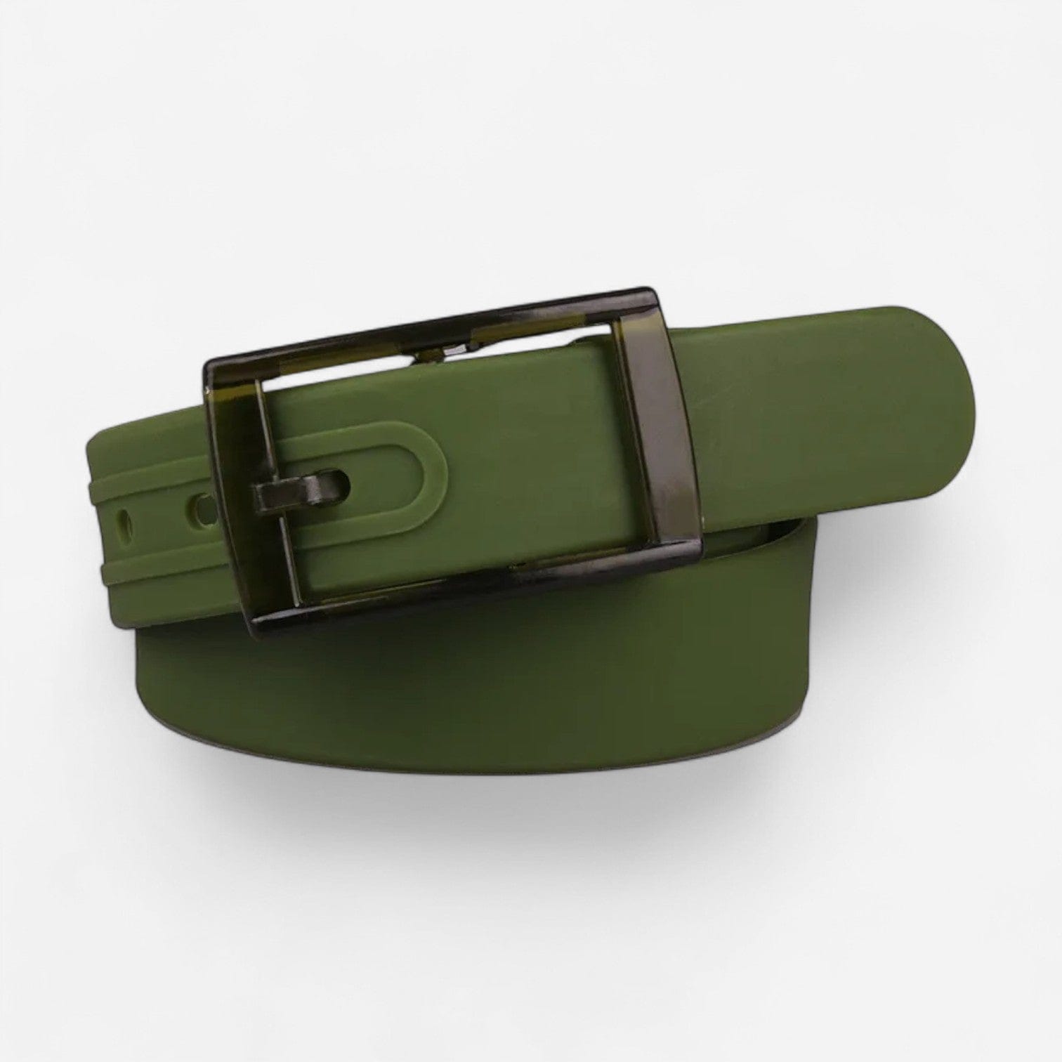 Maison de la Ceinture Vert militaire / 116.5cm Ceinture Silicone - FluoFlex