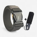 Maison de la Ceinture Gris / 125cm Ceinture tactique homme – Drayen