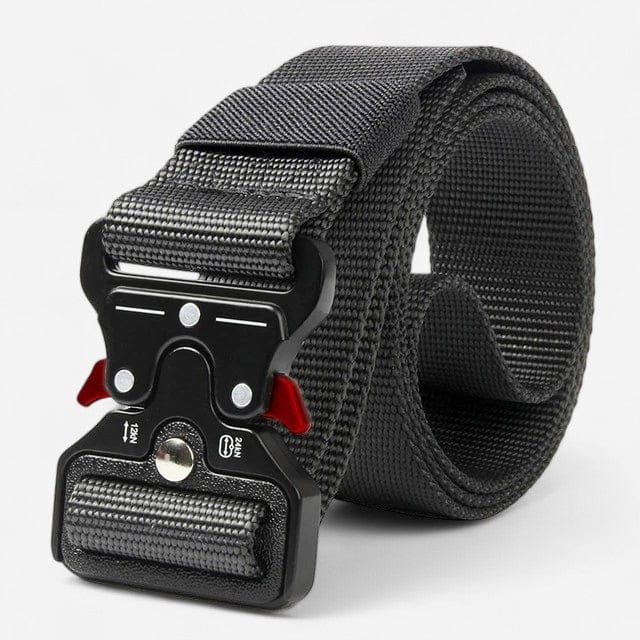 Maison de la Ceinture Gris Metal rouge / 120cm Ceinture tactique – Ralnor