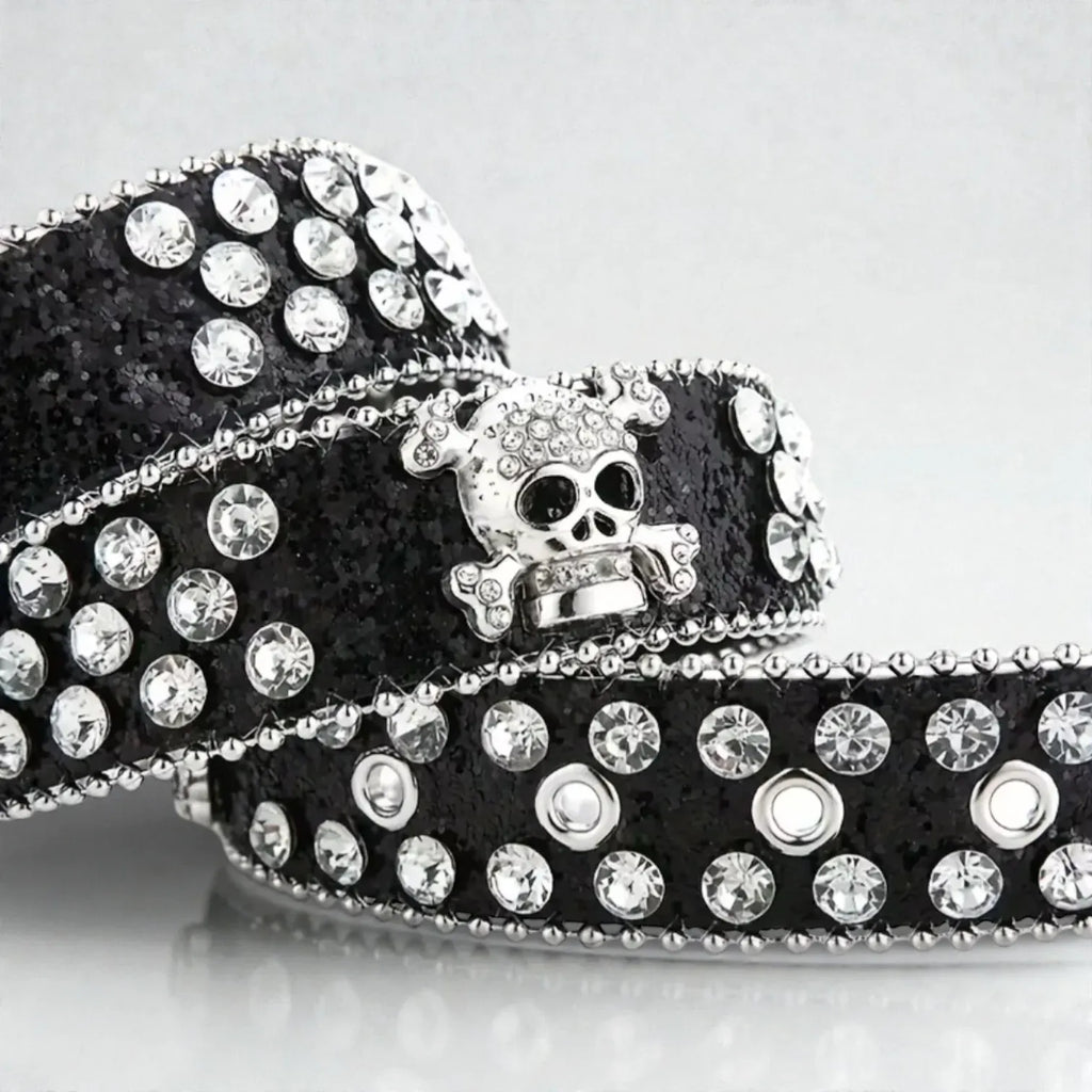 Maison de la Ceinture Ceinture tête de mort femme – Glittera