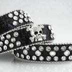 Maison de la Ceinture Ceinture tête de mort femme – Glittera