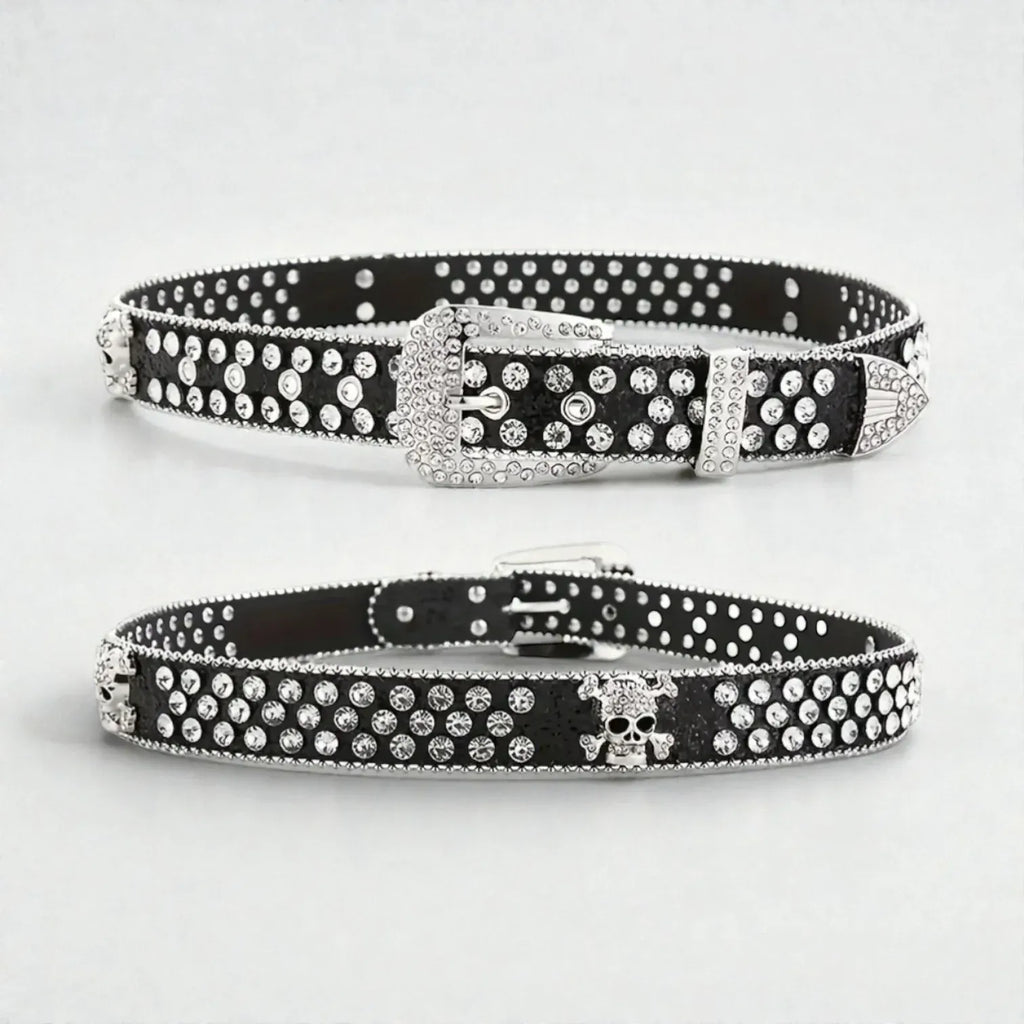Maison de la Ceinture Ceinture tête de mort femme – Glittera
