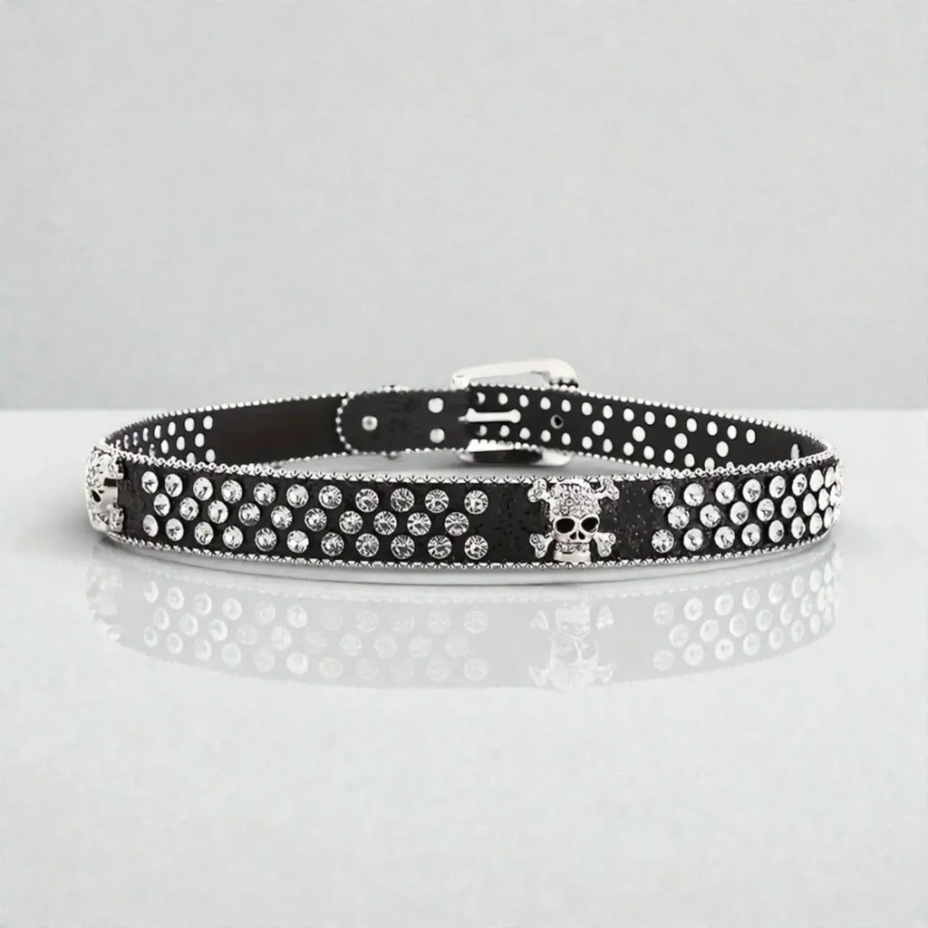 Maison de la Ceinture Ceinture tête de mort femme – Glittera