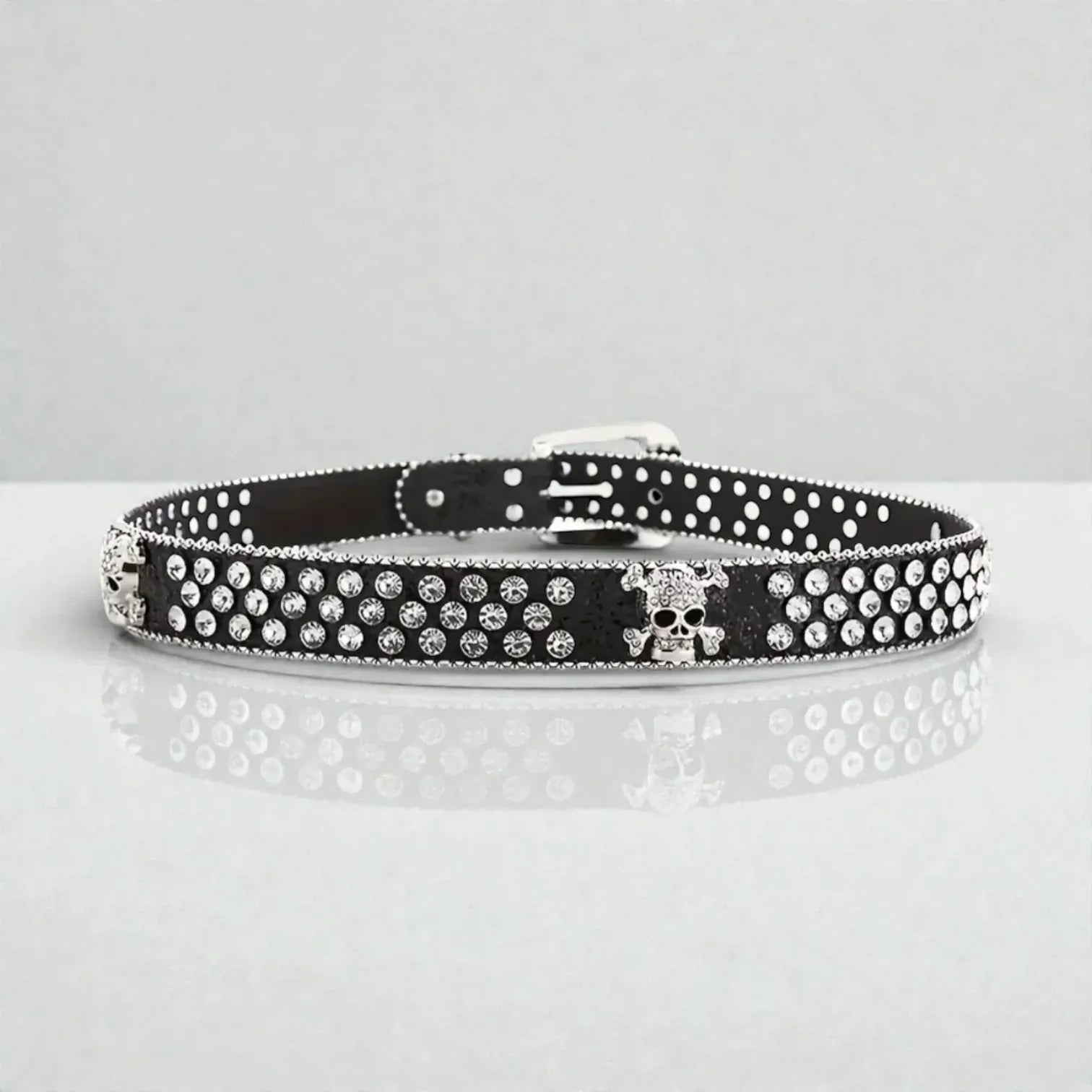 Maison de la Ceinture Ceinture tête de mort femme – Glittera