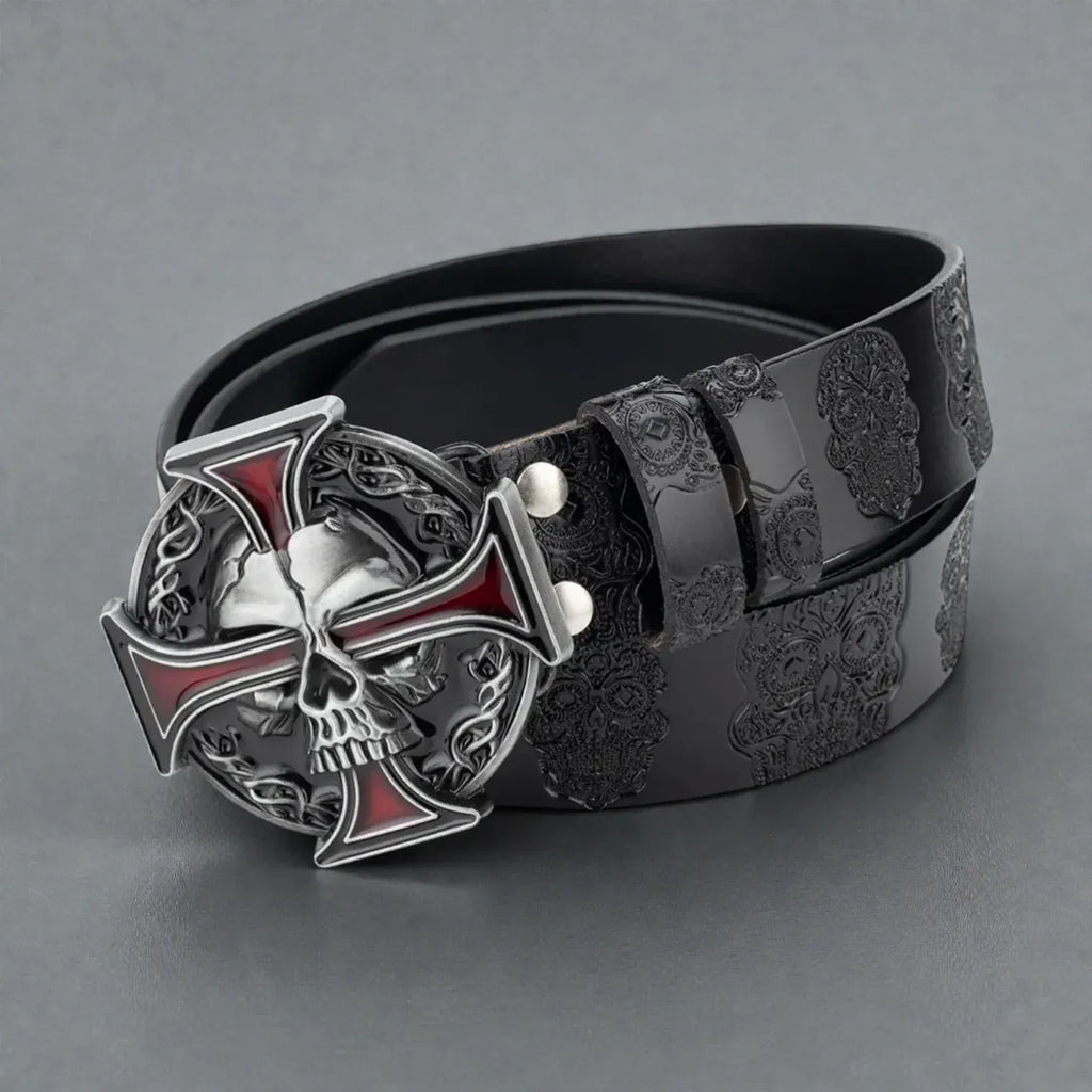 Maison de la Ceinture Ceinture tête de mort – Skullcross