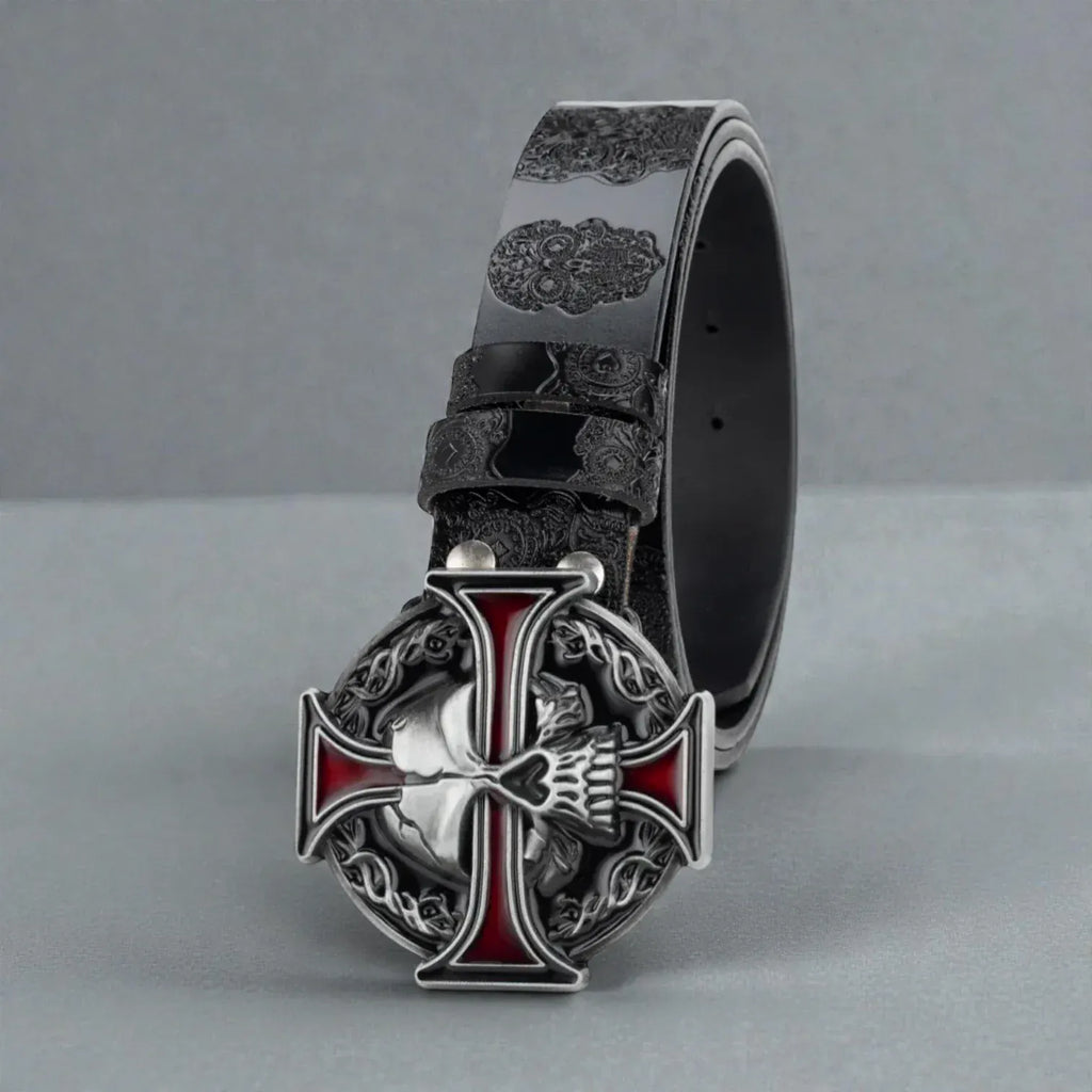 Maison de la Ceinture Ceinture tête de mort – Skullcross