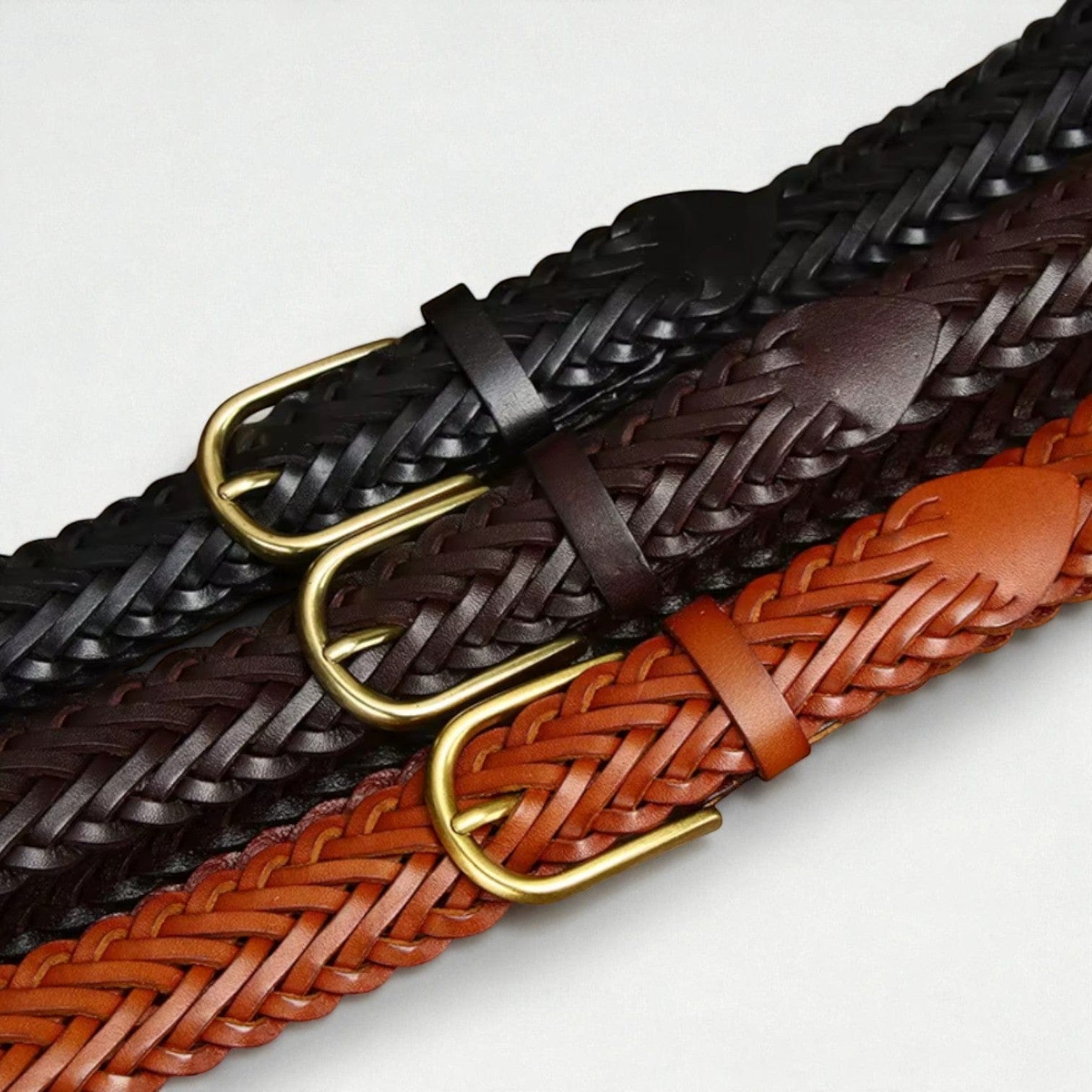 Maison de la Ceinture Ceinture tressée cuir – Jorell